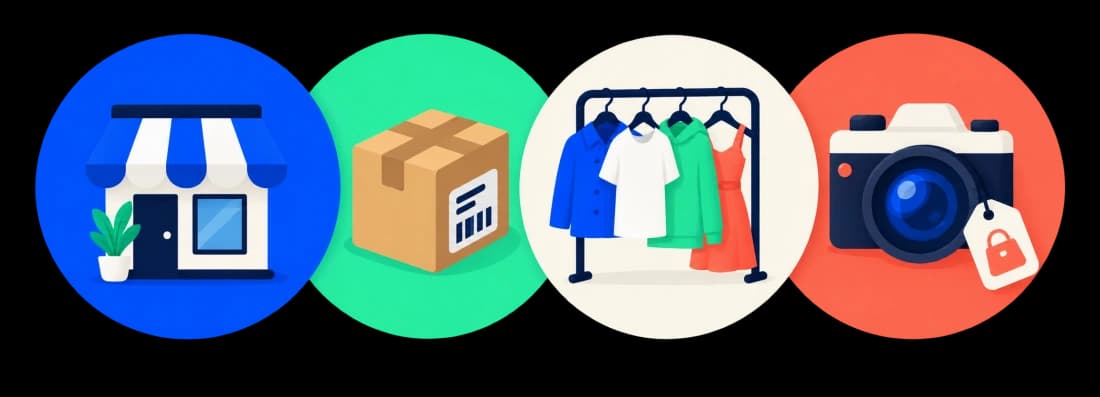 Storefront, shipping, catalog, and creator commerce badges